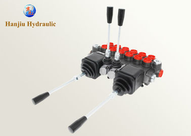 21 GPM 4 Spool Directional Control Valve , Hydraulic Joystick Loader Valve