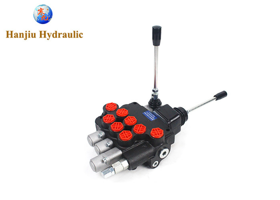 Hydraulic Monoblock Valve 3P80 Air Control Type+manual Control With BSPP 1/2 Ports For Harvesters