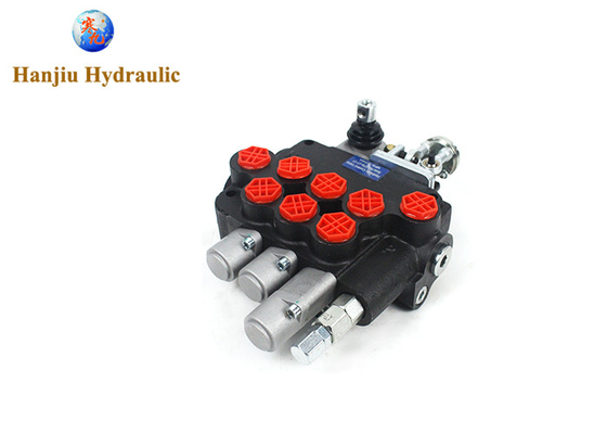 Hydraulic Monoblock Valve 3P80 Air Control Type+manual Control With BSPP 1/2 Ports For Harvesters