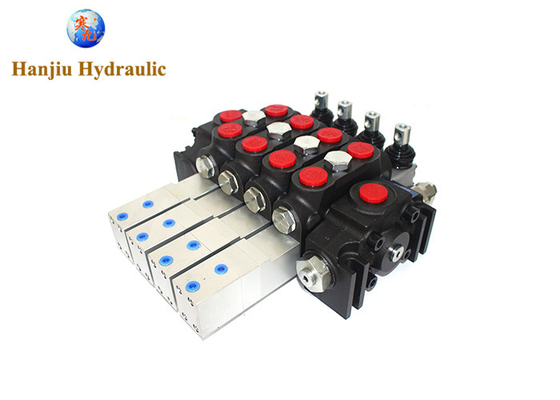DCV140 -4 Hydraulic High Pressure Valve Pneumatic Sectional Directional Valve