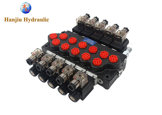 SD5DC Series Solenoid Valve Made In China 5 Way 45 LPM Max Pressure 315 Bar