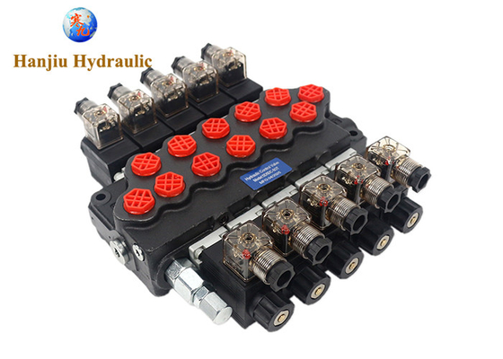 SD5DC Series Solenoid Valve Made In China 5 Way 45 LPM Max Pressure 315 Bar