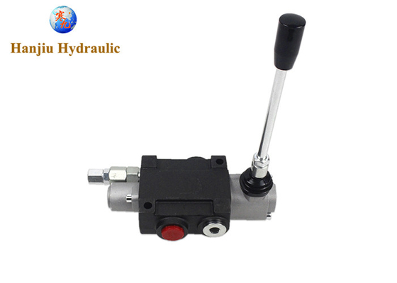 01P40 3 Way Manual Hydraulic Control Valves OEM Spring Return Handel At 180°
