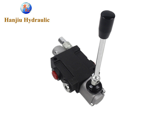 01P40 3 Way Manual Hydraulic Control Valves OEM Spring Return Handel At 180°