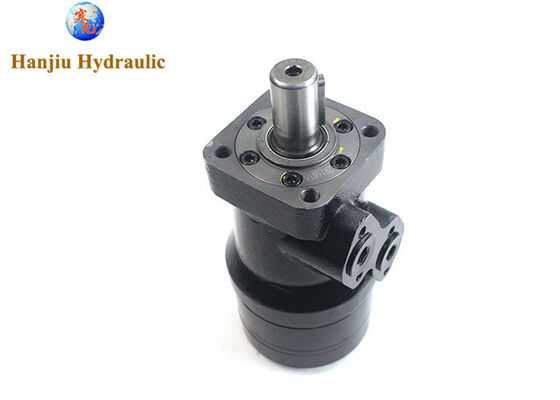 Shaft Ø25 - Standard straight shaft with keyway - 4 hole flange - Rear ports, MRQE 160 - Hydraulic motor