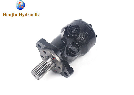 Hydraulic orbital motor BMR80 with 2 bolts flange, spline shaft , BSPP ports