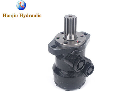 Hydraulic orbital motor BMR80 with 2 bolts flange, spline shaft , BSPP ports