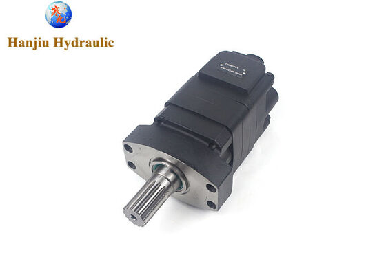 Customized hydraulic motor BMSY,125cc magneto flange , 14T spline shaft with rear ports
