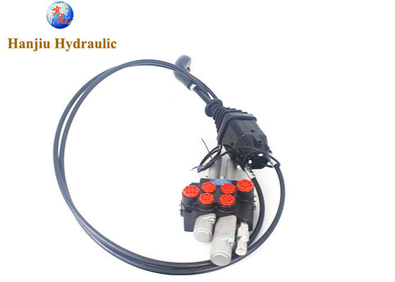 hydraulic monoblock valve 2spools 40liters valves with 1.5m cable, floating control