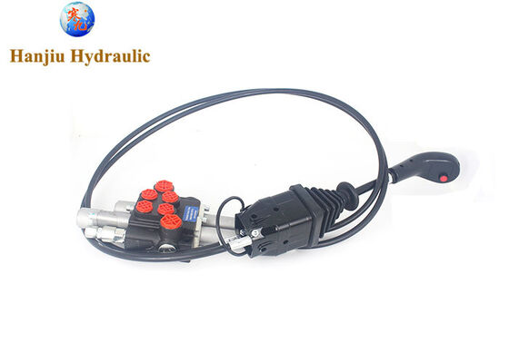 hydraulic monoblock valve 2spools 40liters valves with 1.5m cable, floating control
