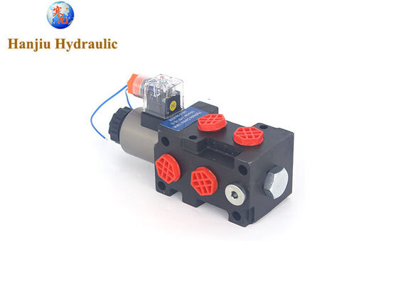 HSV6 is a 6-port 1-spool hydraulic solenoid selector/diverter valve with 12V electric valve