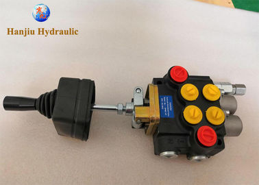 2 Spool Hydraulic Joystick Loader Control Valve 40 Liters/ Min Flow