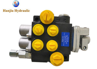 One Joystick Control 2 Way Hydraulic Diverter Valve , Hydraulic Motor Control Valve