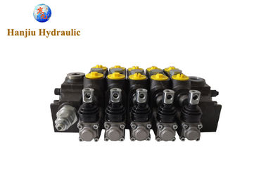 Timber Trucks Hydraulic Motor Control Valve / Hydraulic Directional Valve 5 Section 140 L/Min