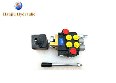 2 Spool Hydraulic Joystick Control Valve 11gpm , Double Acting Cylinder