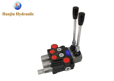 2 Spool Hydraulic Directional Control Valve 11gpm Double Acting Cylinder Spool