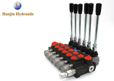 6 Spool Hydraulic Directional Control Valve Hydraulic Flow Control Valve For Mining Machinery