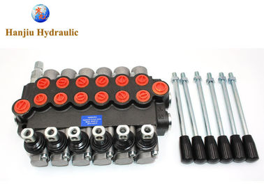 6 Spool Hydraulic Directional Control Valve Hydraulic Flow Control Valve For Mining Machinery