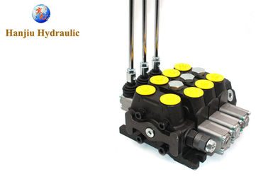 Hydraulic High Pressure Directional Valve Wheel Conveyors Valve 3 Ways Manual Control