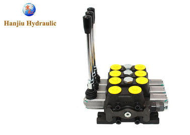 Hydraulic High Pressure Directional Valve Wheel Conveyors Valve 3 Ways Manual Control