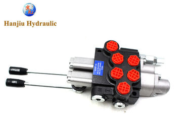 Hydraulic Control Solenoid Valve Two Spool Hydraulic Valve 40 Liters With Single Float Detent