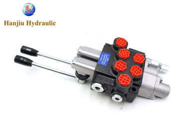 Hydraulic Control Solenoid Valve Two Spool Hydraulic Valve 40 Liters With Single Float Detent