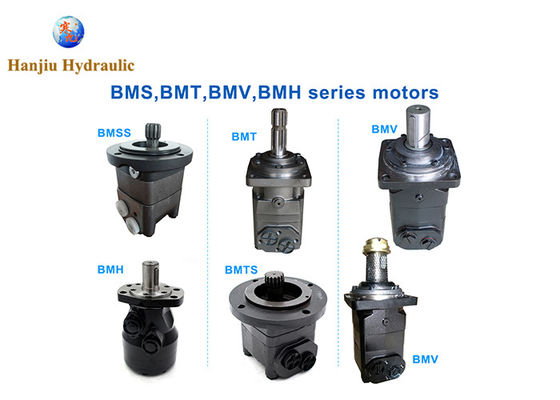 BM Series Displacement 8-1000 Ml/R Speed 10-2000 Rpm Low RPM Hydraulic Motor