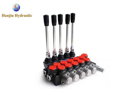 5 Spool 40 Liters Monoblock Directional Control Valve