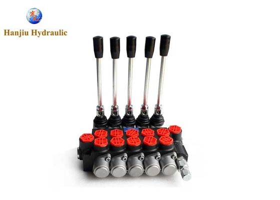 5 Spool 40 Liters Monoblock Directional Control Valve