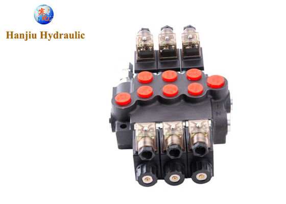 Badestnost 03 Z50 A ES3 12VDC Hydraulic Directional Electric Control Valves 3 Banks 13gpm