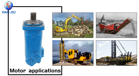 Hydraulic Drilling Rigs 20 Rpm Low Speed High Torque Hydraulic Motor