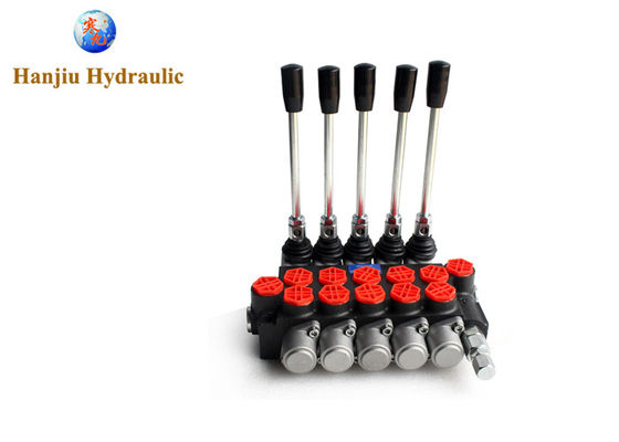 5bank Hydraulic Valve 40Liters Car Transports Monoblock Valve For Car Carrier Trailer