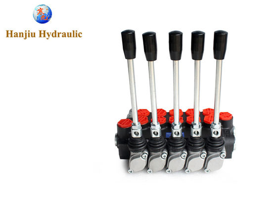 5bank Hydraulic Valve 40Liters Car Transports Monoblock Valve For Car Carrier Trailer