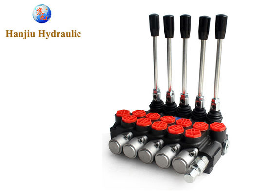 5bank Hydraulic Valve 40Liters Car Transports Monoblock Valve For Car Carrier Trailer