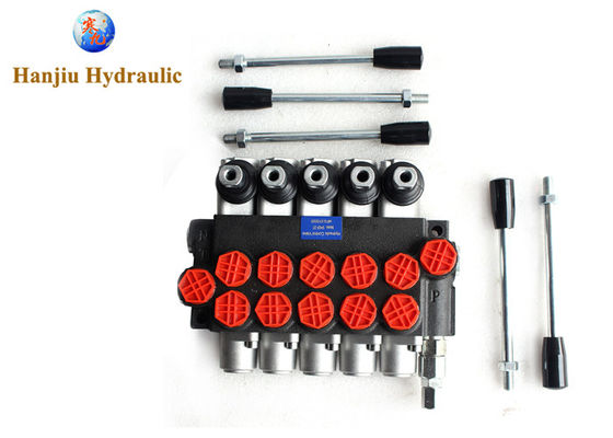 5bank Hydraulic Valve 40Liters Car Transports Monoblock Valve For Car Carrier Trailer