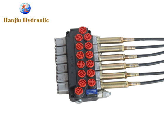 Heavy Duty High Pressure 315bar Hydraulic Directional Valve Sectional Valve With Cable