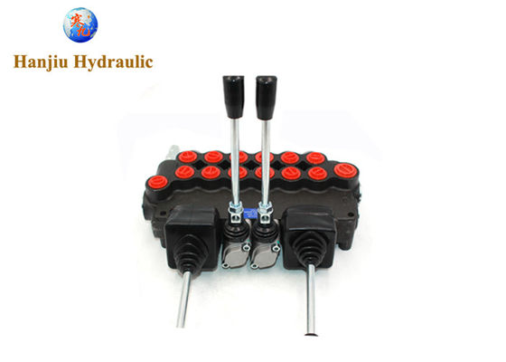 Joystick Tractor Loader 6 Spools 11gpm Monoblock Hydraulic Directional Control Valve Sae Ports