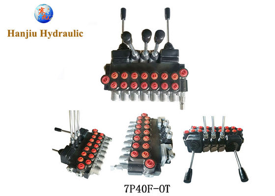 Joystick Tractor Loader 6 Spools 11gpm Monoblock Hydraulic Directional Control Valve Sae Ports