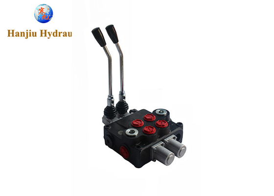 2P120 1'' 2 Spool Monoblock Hydraulic Control Valve