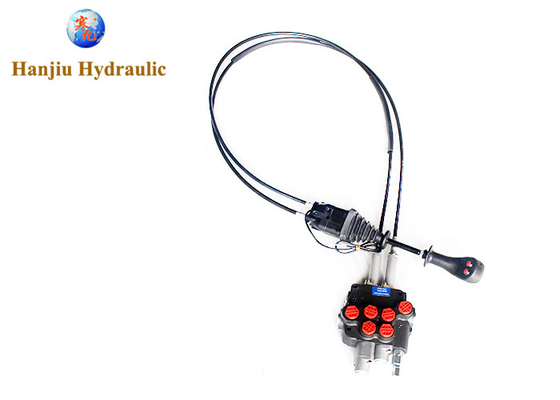 1x Floating Cable Remote Control Valve Kit 2 Spool 80L Joystick Open Center