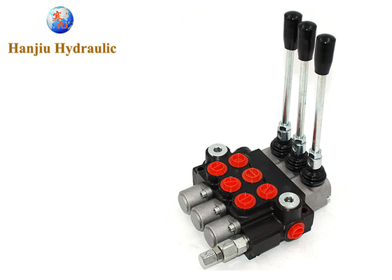 Pruning Sweeper Hydraulic Monoblock Valve 3p40 High Pressure G1/2 Port Threads 6 Spool