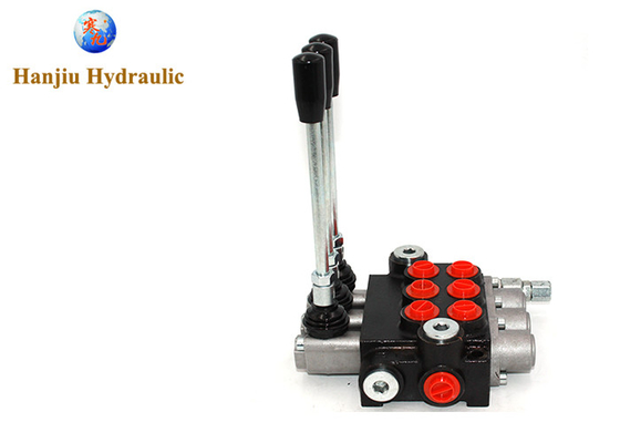 Pruning Sweeper Hydraulic Monoblock Valve 3p40 High Pressure G1/2 Port Threads 6 Spool