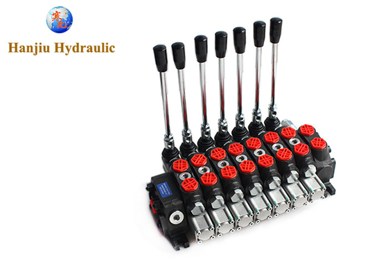 60liters Spring Return Double Acting 12v Hydraulic Directional Control Valve For Forestry Machinery