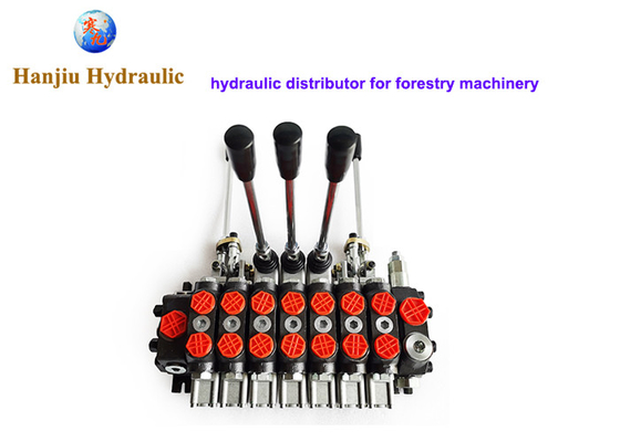 Forestry Machinery Hydraulic Sectional Valves 80-90 Liters Joystick