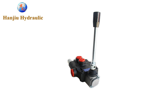 Manual Command Hydraulic Directional Flow Control Valve 1 Cylinder Body 80ltr For Mobile