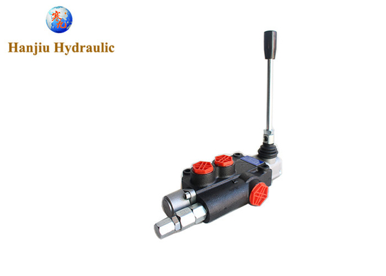 Manual Command Hydraulic Directional Flow Control Valve 1 Cylinder Body 80ltr For Mobile