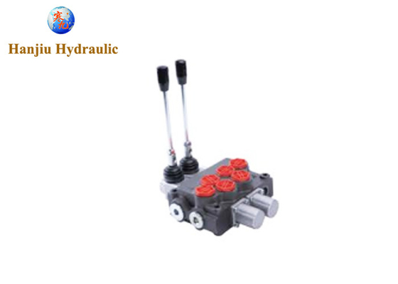 6 Spool 45lt Monoblock Directional Control Valve Hydraulic