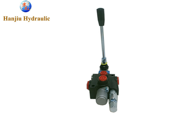 Mini Loader Hydraulic Spool Valve 1 Section With 1 Spools A 40l/Min Detent Valve Closed Center