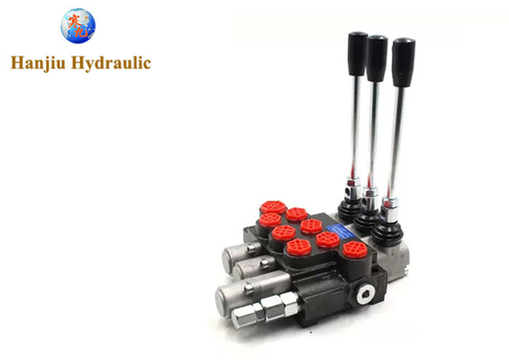 High Efficiency Hydraulic Flow Valve 4 Ways Monoblock Hydraulic Directional Valve