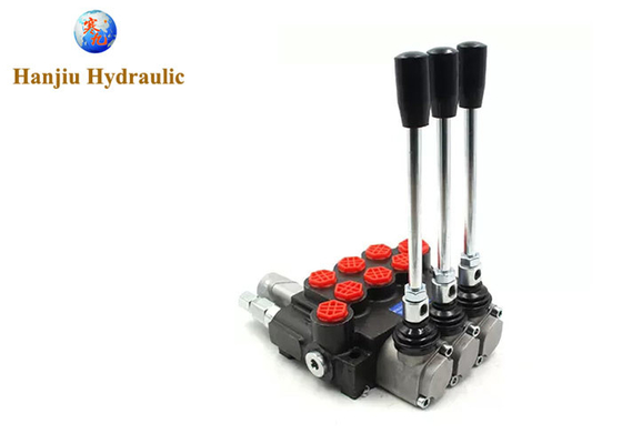 High Efficiency Hydraulic Flow Valve 4 Ways Monoblock Hydraulic Directional Valve